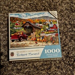 1000 Piece Jigsaw Puzzle with Autumn Scene